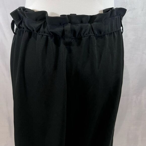 Who What Wear black high waisted wide leg pants size medium - Picture 5 of 6